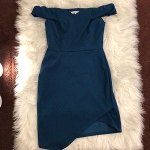 Charlotte Russe off the shoulder body con dress